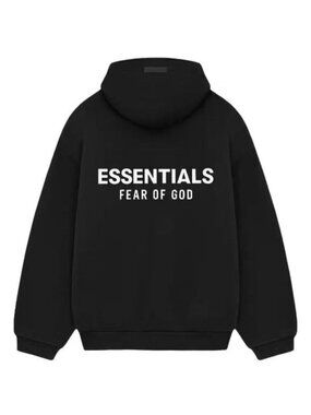 🔥 NEW Essentials FW24 Fleece Hoodie Black • BEST PRICE ON PM 🚨